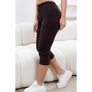 Бриджи женские 0449-19 кулирка c лайкрой (р-ры: 50-66) шоколадный