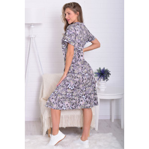 Халат женский 3212г кулирка (р-ры: 48-66) леопард