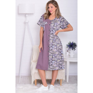 Халат женский 3212г кулирка (р-ры: 48-66) леопард