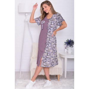 Халат женский 3212г кулирка (р-ры: 48-66) леопард