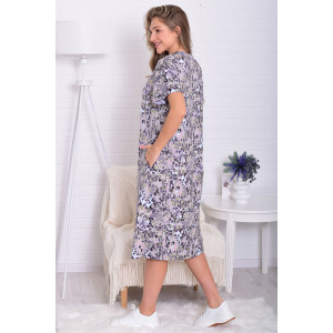 Халат женский 3212г кулирка (р-ры: 48-66) леопард