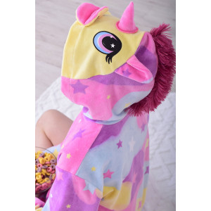 Халат подростковый 12113 велюр (р-ры: 34-46) розовый Халат подростковый 12113 велюр (р-ры: 34-46) розовый