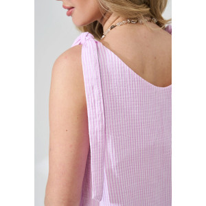 Сарафан женский "Ривьера" 2477-Мус муслин (р-ры: 44-48) розовый