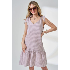 Сарафан женский "Ривьера" 2477-Мус муслин (р-ры: 44-48) бежевый