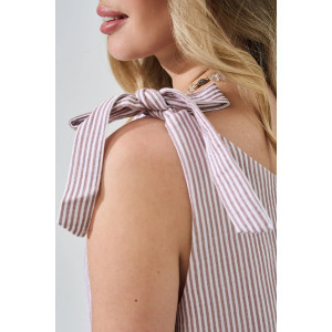 Сарафан женский "Ривьера" 2477-Мус муслин (р-ры: 44-48) бежевый