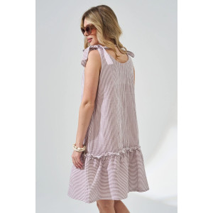 Сарафан женский "Ривьера" 2477-Мус муслин (р-ры: 44-48) бежевый