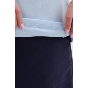 Костюм двойка женский "Сен-Тропе 3" кулирка-футер (р-ры: 46-60) лёд