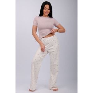 Пижама женская "Флоранс" кулирка с лайкрой (р-ры: 44-54)