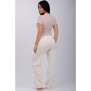 Пижама женская "Флоранс" кулирка с лайкрой (р-ры: 44-54)