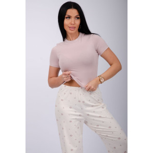 Пижама женская "Флоранс" кулирка с лайкрой (р-ры: 44-54)