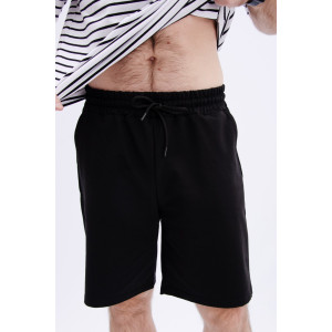 Костюм двойка мужской "Джек" кулирка-футер (р-ры: 48-58) черный