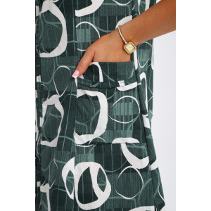 Халат женский "Юлия" Х1 кулирка (р-ры: 46-60) зеленый