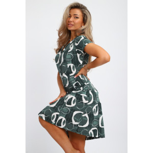 Халат женский "Юлия" Х1 кулирка (р-ры: 46-60) зеленый