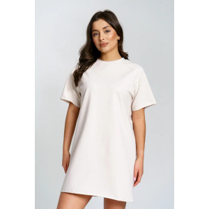 Платье женское "Аура" футер 2-х нитка (р-ры: 44-54) бежевый
