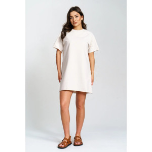 Платье женское "Аура" футер 2-х нитка (р-ры: 44-54) бежевый