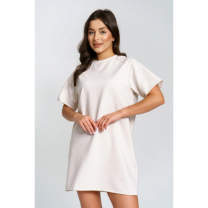 Платье женское "Аура" футер 2-х нитка (р-ры: 44-54) бежевый