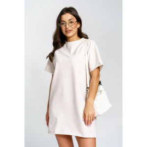 Платье женское "Аура" футер 2-х нитка (р-ры: 44-54) бежевый