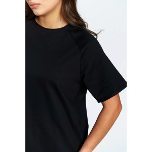 Платье женское "Аура" футер 2-х нитка (р-ры: 44-54) черный