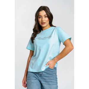 Футболка женская "Флеш" кулирка (р-ры: 44-66) мята