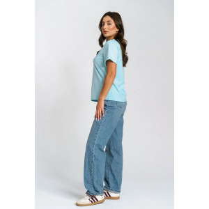 Футболка женская "Флеш" кулирка (р-ры: 44-66) мята