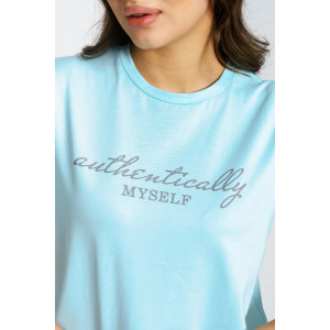 Футболка женская "Флеш" кулирка (р-ры: 44-66) мята