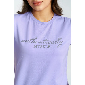 Футболка женская "Флеш" кулирка (р-ры: 44-66) лаванда