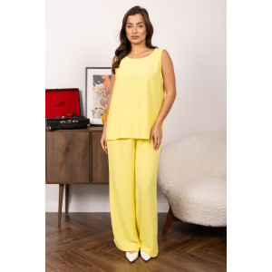 Костюм двойка женский 2158/2 жатка кантри (р-ры: 48-58) желтый