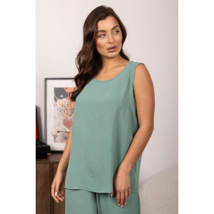 Костюм двойка женский 2158/4 жатка кантри (р-ры: 48-58) ментол