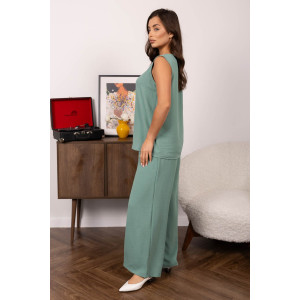 Костюм двойка женский 2158/4 жатка кантри (р-ры: 48-58) ментол