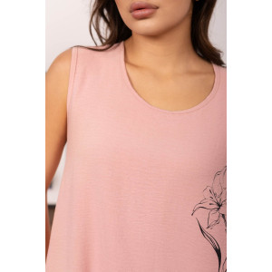 Платье женское 2162/2 жатка кантри (р-ры: 50-64) розовый