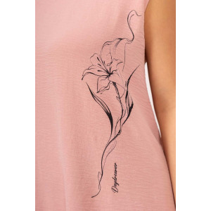 Платье женское 2162/2 жатка кантри (р-ры: 50-64) розовый