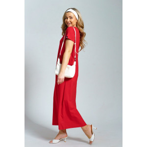 Платье женское 968 кулирка с лайкрой пенье (р-ры: 44-54) красный