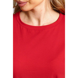 Платье женское 968 кулирка с лайкрой пенье (р-ры: 44-54) красный