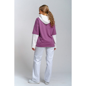 Туника женская 982 футер с лайкрой (р-ры: 44-58) св.брусника