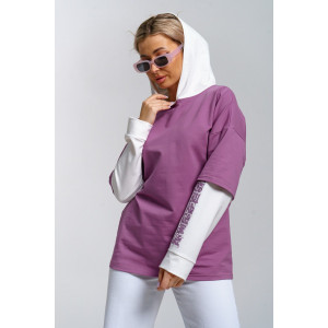 Туника женская 982 футер с лайкрой (р-ры: 44-58) св.брусника