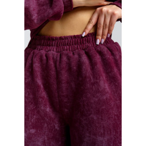 Костюм двойка женский 983 футер 3-х нитка с начёсом пенье (р-ры: 44-54) марсал винтаж Костюм двойка женский 983 футер 3-х нитка с начёсом пенье (р-ры: 44-54) марсал винтаж