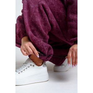 Костюм двойка женский 983 футер 3-х нитка с начёсом пенье (р-ры: 44-54) марсал винтаж Костюм двойка женский 983 футер 3-х нитка с начёсом пенье (р-ры: 44-54) марсал винтаж