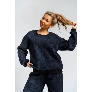 Костюм двойка женский 983 футер 3-х нитка с начёсом пенье (р-ры: 44-54) черный винтаж Костюм двойка женский 983 футер 3-х нитка с начёсом пенье (р-ры: 44-54) черный винтаж