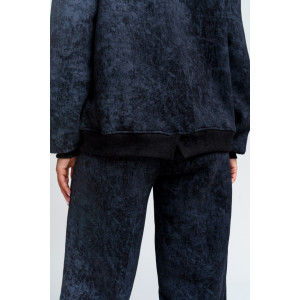 Костюм двойка женский 983 футер 3-х нитка с начёсом пенье (р-ры: 44-54) черный винтаж Костюм двойка женский 983 футер 3-х нитка с начёсом пенье (р-ры: 44-54) черный винтаж