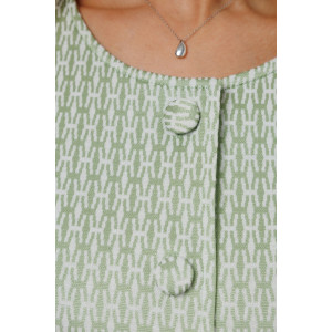 Костюм двойка женский с юбкой К254 жаккард принт (р-ры: 46-60) светло-зеленый Костюм двойка женский с юбкой К254 жаккард принт (р-ры: 46-60) светло-зеленый