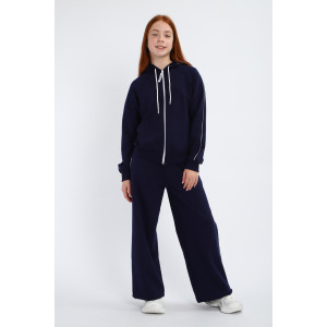 Костюм двойка детский "Олимпия" футер 2-х нитка с лайкрой (р-ры: 140-170) синий Костюм двойка детский "Олимпия" футер 2-х нитка с лайкрой (р-ры: 140-170) синий