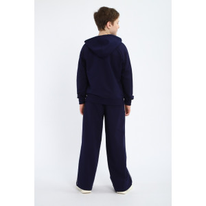 Костюм двойка детский "Олимпия" футер 2-х нитка с лайкрой (р-ры: 140-170) синий Костюм двойка детский "Олимпия" футер 2-х нитка с лайкрой (р-ры: 140-170) синий