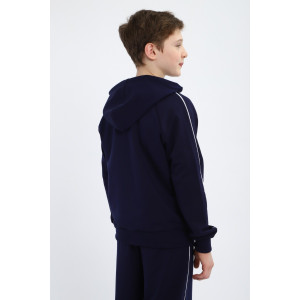 Костюм двойка детский "Олимпия" футер 2-х нитка с лайкрой (р-ры: 140-170) синий Костюм двойка детский "Олимпия" футер 2-х нитка с лайкрой (р-ры: 140-170) синий