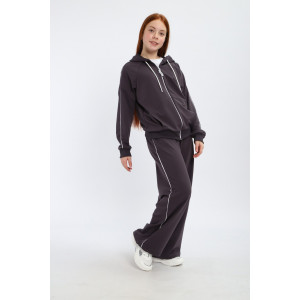 Костюм двойка детский "Олимпия" футер 2-х нитка с лайкрой (р-ры: 140-170) серый Костюм двойка детский "Олимпия" футер 2-х нитка с лайкрой (р-ры: 140-170) серый