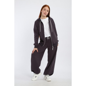 Костюм двойка детский "Олимпия" футер 2-х нитка с лайкрой (р-ры: 140-170) серый Костюм двойка детский "Олимпия" футер 2-х нитка с лайкрой (р-ры: 140-170) серый