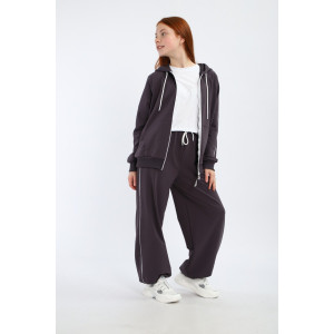 Костюм двойка детский "Олимпия" футер 2-х нитка с лайкрой (р-ры: 140-170) серый Костюм двойка детский "Олимпия" футер 2-х нитка с лайкрой (р-ры: 140-170) серый