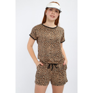 Комбинезон детский "Лола" вискоза (р-ры: 140-164) коричневый Комбинезон детский "Лола" вискоза (р-ры: 140-164) коричневый