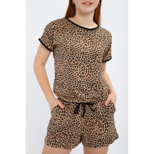 Комбинезон детский "Лола" вискоза (р-ры: 140-164) коричневый Комбинезон детский "Лола" вискоза (р-ры: 140-164) коричневый