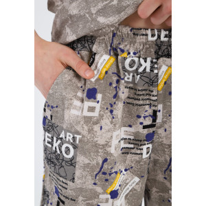 Костюм двойка детский "Андрей" кулирка (р-ры: 140-164) светло-серый Костюм двойка детский "Андрей" кулирка (р-ры: 140-164) светло-серый