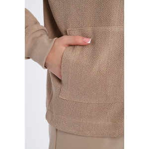 Костюм двойка детский "Весна" футер (р-ры: 140-164) бежевый Костюм двойка детский "Весна" футер (р-ры: 140-164) бежевый